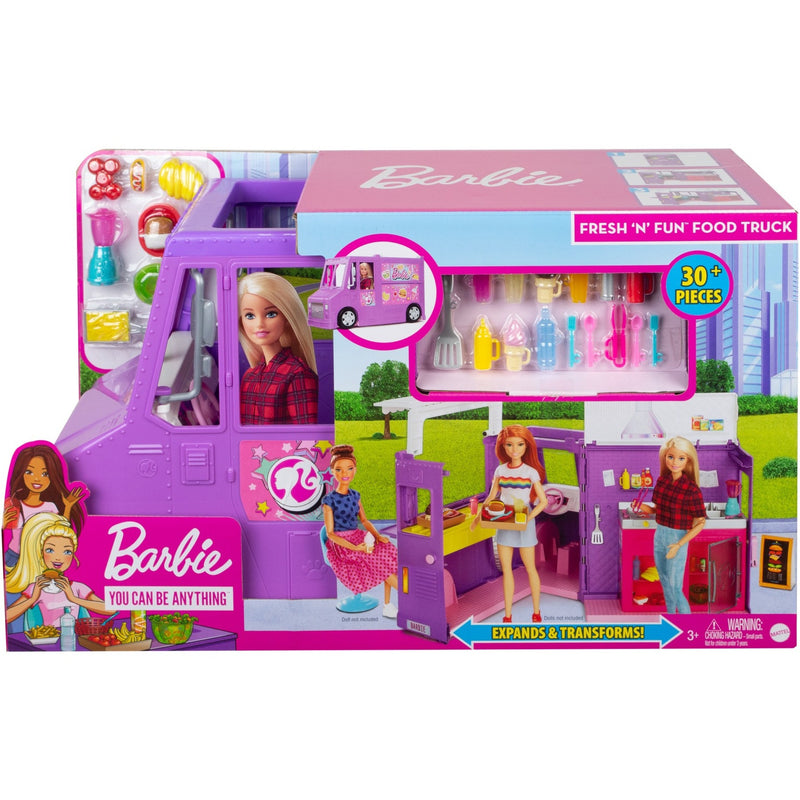 Load image into Gallery viewer, Barbie fresh 'n' fun food truck poppen accessoires