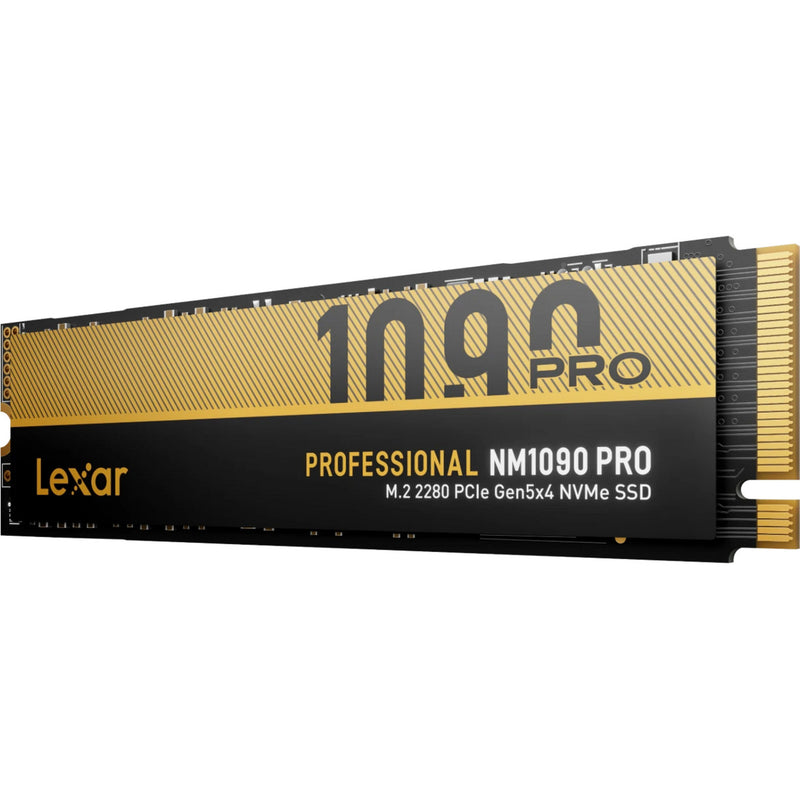 Load image into Gallery viewer, Lexar nm1090 pro 4 tb ssd (zwart goud, m.2 2280, pcie gen 5x4)