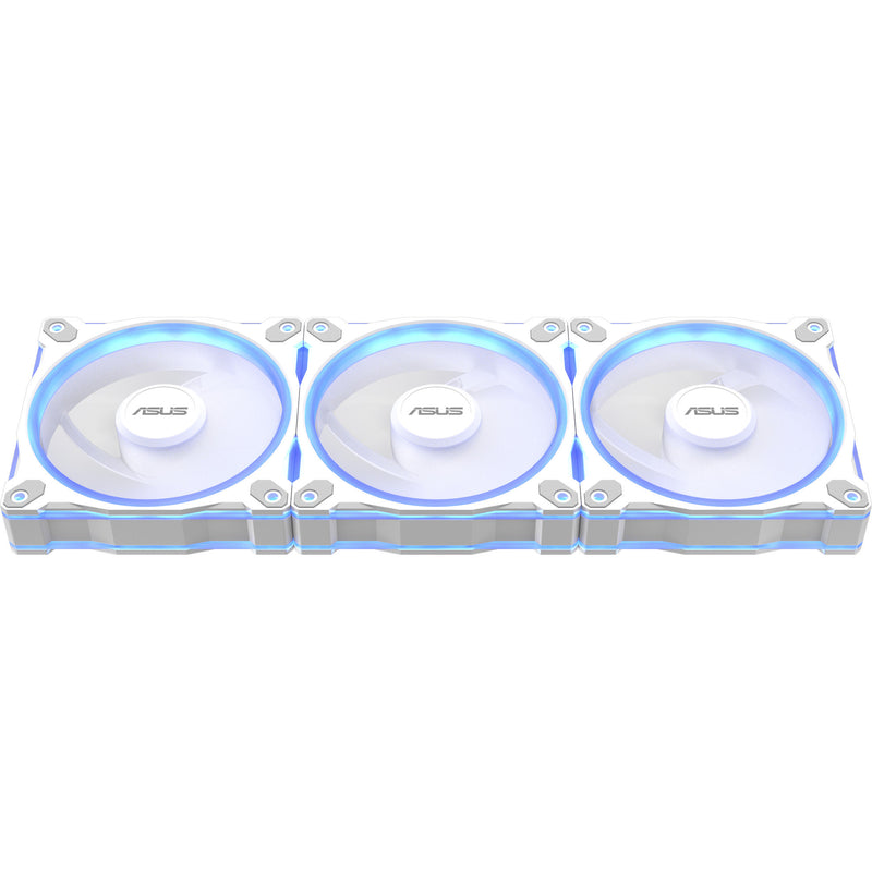 Load image into Gallery viewer, Asus prime mr120 argb reverse fan - triple pack case fans (wit, 3 stuks, 120 x 120 x 28 mm, 3 stuks)