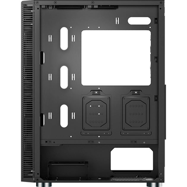 Load image into Gallery viewer, Montech x3 mesh midi tower behuizing (zwart | 3x usb-a | rgb | tempered glass)