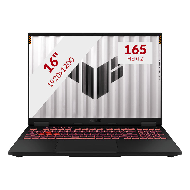 Afbeelding laden in galerijviewer, Asus tuf gaming a16 fa608um-rv253w 16 gaming laptop (grijs | ryzen 7 260 | rtx 5060 | 16 gb | 1 tb ssd)