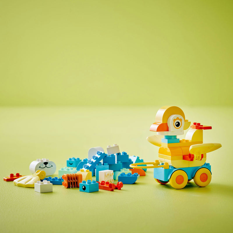 Afbeelding laden in galerijviewer, Lego duplo - 3-in-1 dieren op wielen constructiespeelgoed (10448)