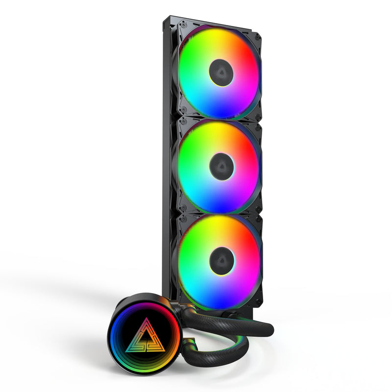 Load image into Gallery viewer, Montech lightflow argb 360 waterkoeling (zwart)