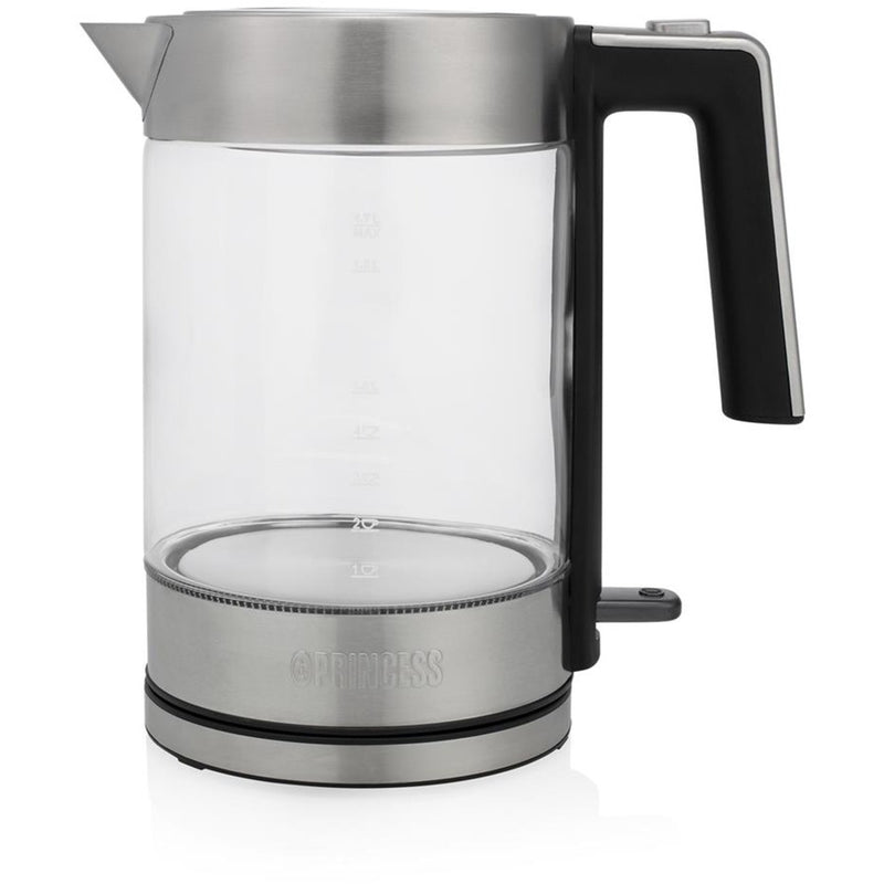 Load image into Gallery viewer, Princess 236041 glass kettle london waterkoker (roestvrij staal transparant, 1,7 l)