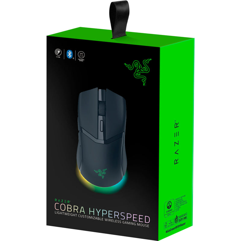 Load image into Gallery viewer, Razer cobra hyperspeed gaming muis (zwart, 26.000 dpi, rgb, 2.4 ghz bluetooth usb)