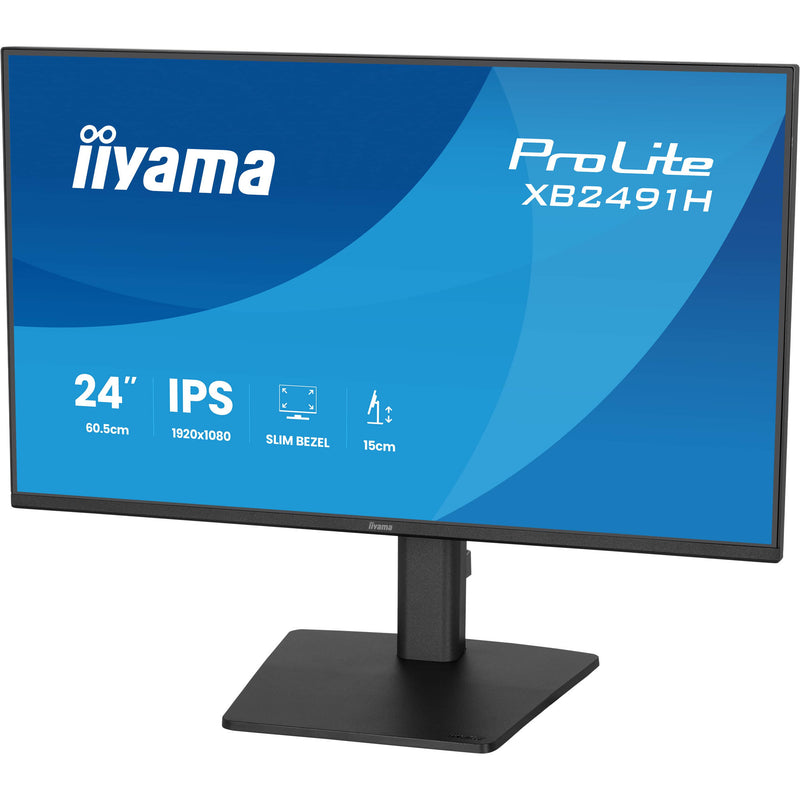 Load image into Gallery viewer, Iiyama prolite xb2491h-b1 23.8 monitor (zwart, 120 hz, hdmi, displayport)