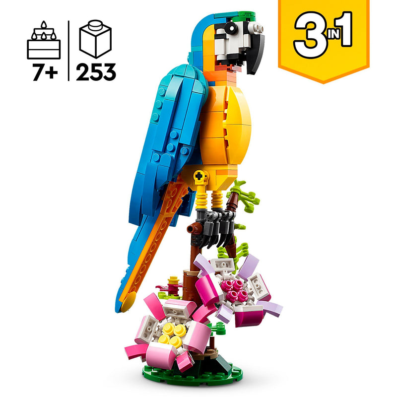 Load image into Gallery viewer, Lego creator 3-in-1 - exotische papegaai constructiespeelgoed (31136)