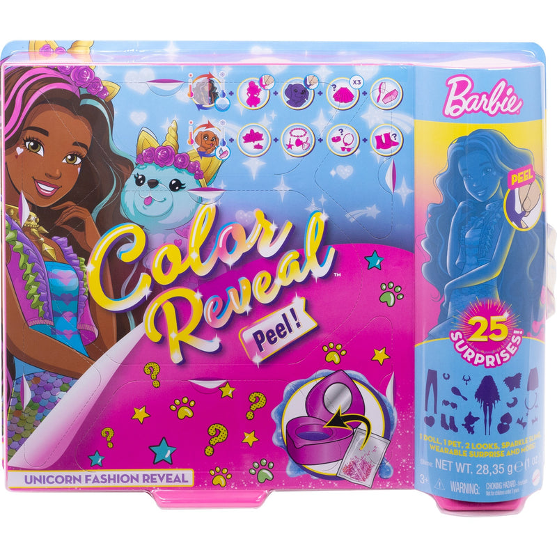 Load image into Gallery viewer, Barbie color reveal - fantasy fashion eenhoorn pop