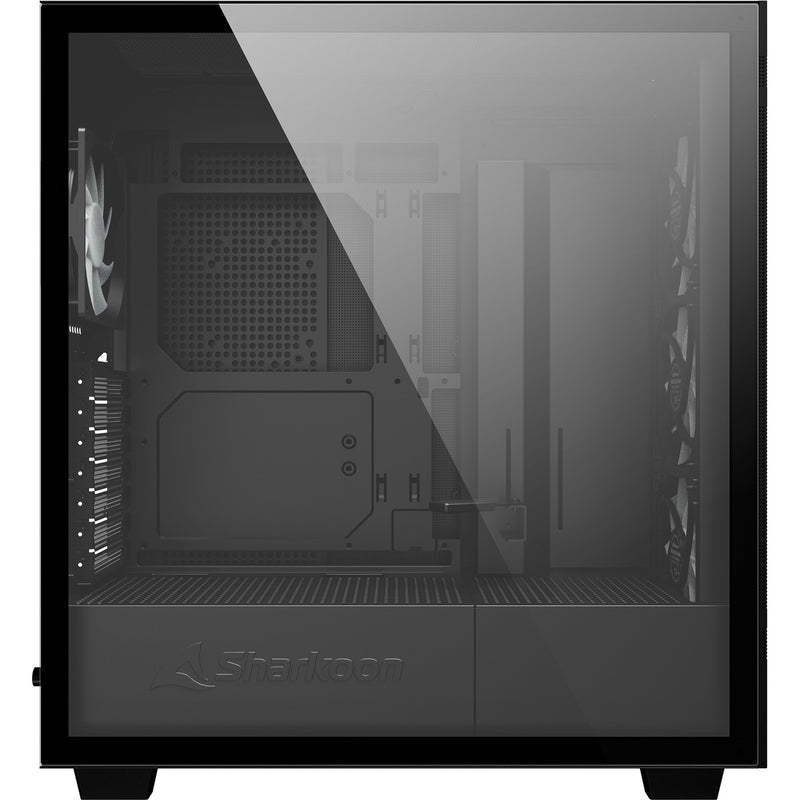 Load image into Gallery viewer, Sharkoon rebel c50 black rgb midi tower behuizing (zwart | 2x usb-a | 1x usb-c | rgb | tempered glass)