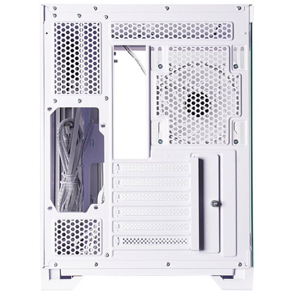 Afbeelding laden in galerijviewer, Chieftec visio midi tower behuizing (wit | 2x usb-a | 1x usb-c | rgb | tempered glass)