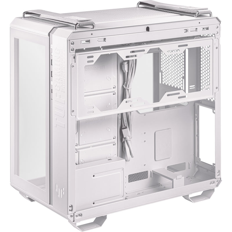 Load image into Gallery viewer, Asus tuf gaming gt502 midi tower behuizing (wit | 2x usb-a | 1x usb-c | tempered glass)