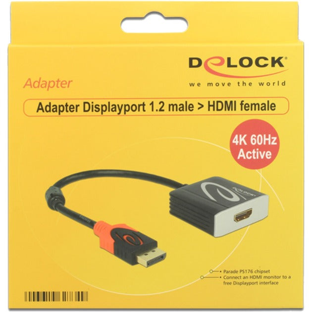 Load image into Gallery viewer, Delock adapter displayport 1.2 > hdmi 4k 60 hz active (62734)