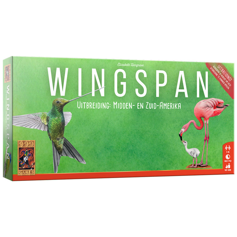 Load image into Gallery viewer, 999games 999 games wingspan: midden- en zuid-amerika bordspel (uitbreiding, nederlands, 1 - 5 spelers, 40 - 70 minuten, vanaf 10 jaar)