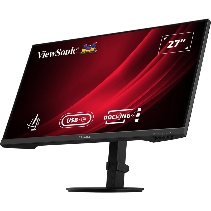 Afbeelding laden in galerijviewer, Viewsonic vg2709u-2k dockingmonitor met dubbele luidsprekers en daisy chain 27 (zwart (mat), 1x hdmi, 1x displayport, 1x displayport uit, usb-c, usb-a ,100hz)