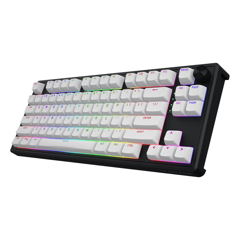 Load image into Gallery viewer, Hator skyfall mag ultra 8k rgb mechanisch gaming toetsenbord (zwart, us lay-out (qwerty), hator aurum ice, 80% (tkl), rgb, double-shot pbt, hot-swap)