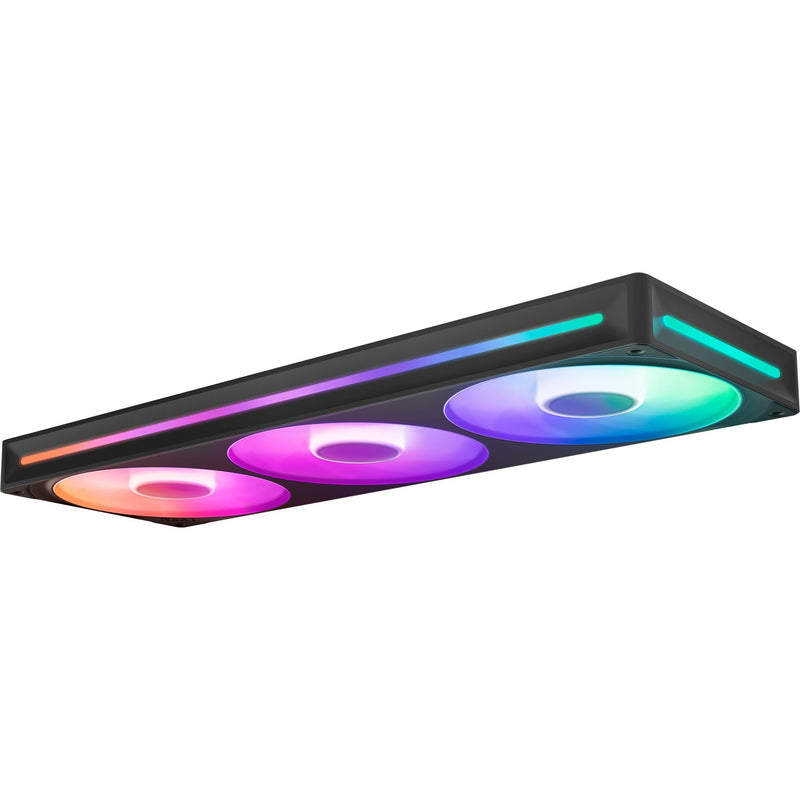 Load image into Gallery viewer, Nzxt f360 rgb core case fans (zwart, 3 stuks, 360 x 120 x 26 mm)