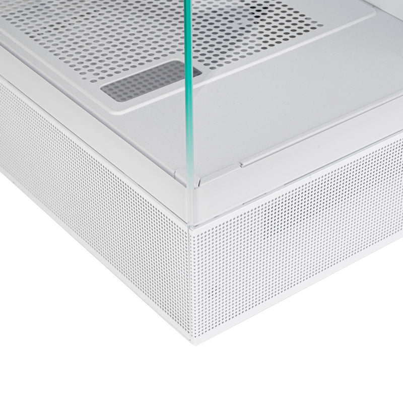 Load image into Gallery viewer, Silverstone lucid 04 mini tower behuizing (wit | 2x usb-a | 1x usb-c | rgb | tempered glass)