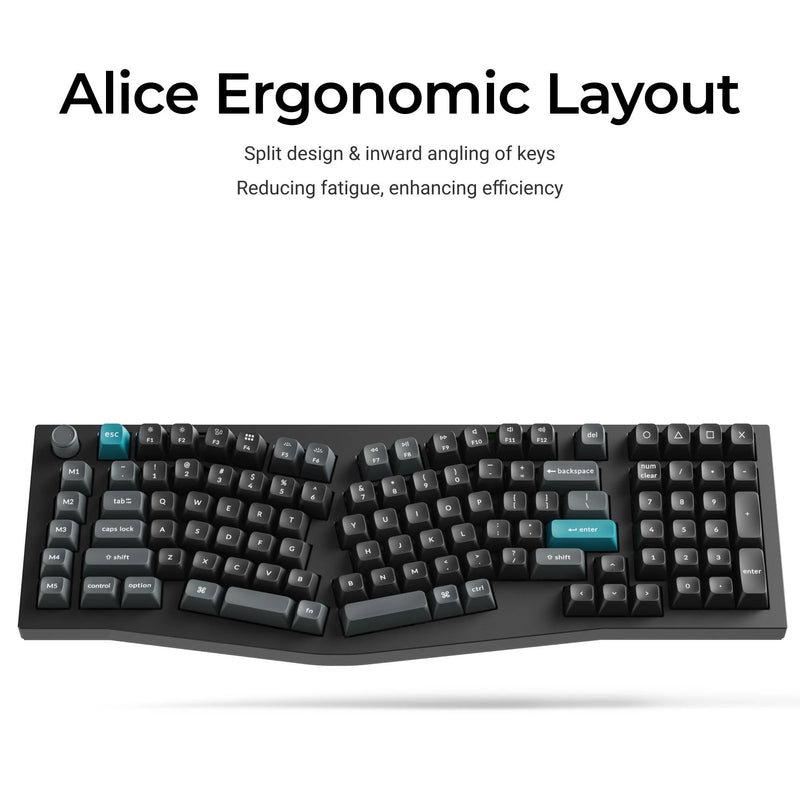 Load image into Gallery viewer, Keychron q13 ultra-p1 8k wireless custom mechanical keyboard (wit, us lay-out (qwerty), silk pom red, 96%, rgb, hot swap, 8k, 2.4 ghz | bluetooth 5.2 | usb-c)