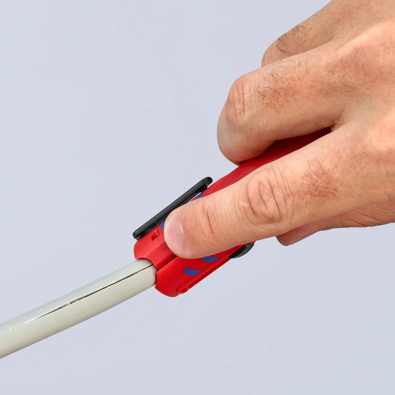 Load image into Gallery viewer, Knipex universele kabelstripper 1685125sb kabelstrip- ontmantelingsgereedschap (rood blauw)
