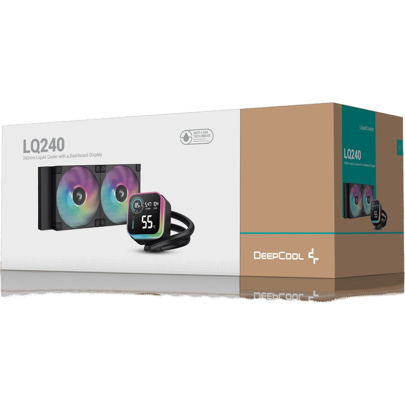 Afbeelding laden in galerijviewer, Deepcool lq240 waterkoeling (zwart)