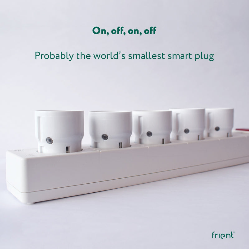 Load image into Gallery viewer, Frient smart plug mini 2 type e (frans) stekker (wit, zigbee 3.0)