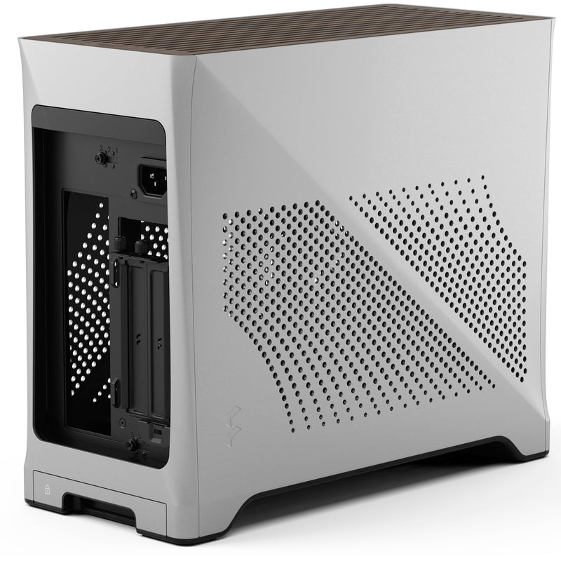 Load image into Gallery viewer, Fractal design era 2 silver mini tower behuizing (zilver | 2x usb-a | 1x usb-c)