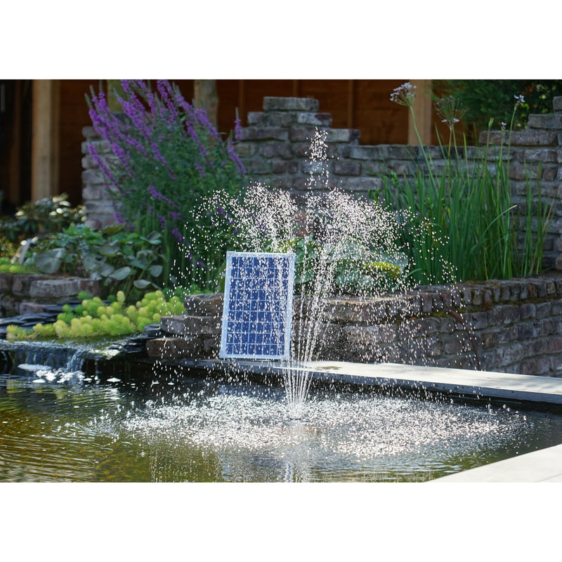 Load image into Gallery viewer, Ubbink solarmax 1000 accu pomp (zwart, incl. solarpaneel, pomp en accu)