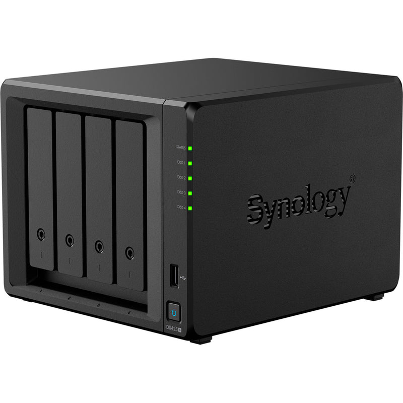 Load image into Gallery viewer, Synology diskstation ds425+ nas (zwart, 2x lan, 2x usb-a 3.2 (5 gbit s))
