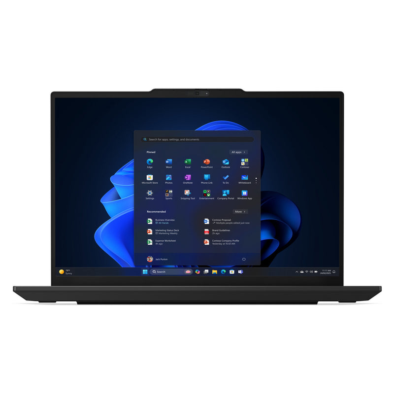 Afbeelding laden in galerijviewer, Lenovo thinkpad e14 gen 7 amd (21t0006pmh) 14 laptop (zwart | ryzen 5 220 | radeon 740m | 16 gb | 512 gb ssd)