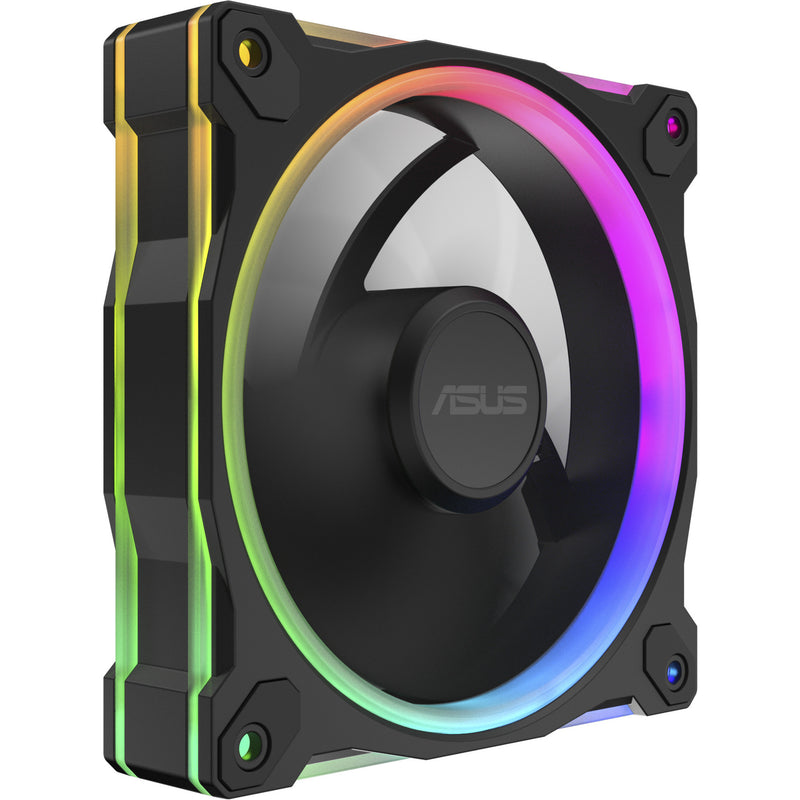 Load image into Gallery viewer, Asus prime mr120 argb fan - triple pack case fans (zwart, 3 stuks, 120 x 120 x 28 mm, 3 stuks)