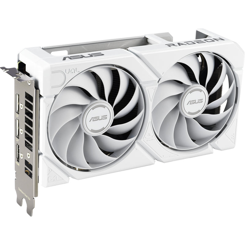 Load image into Gallery viewer, Asus radeon rx 9060 xt dual white edition 16gb grafische kaart (wit, rdna4, gddr6, 2x displayport, 1x hdmi 2.1)