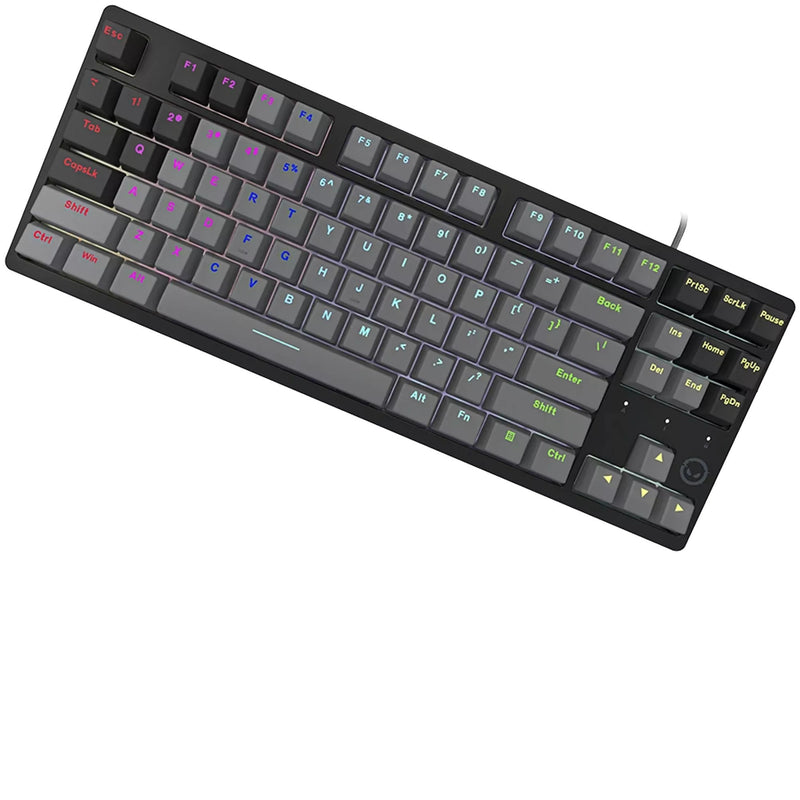 Afbeelding laden in galerijviewer, Lorgar azar 514tkl rgb mechanisch gaming toetsenbord (zwart, us lay-out (qwerty), logar dream, 80% (tkl), rgb)