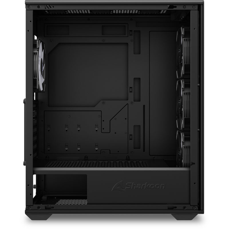 Load image into Gallery viewer, Sharkoon vk4 argb midi tower behuizing (zwart | 2x usb-a | rgb | tempered glass)