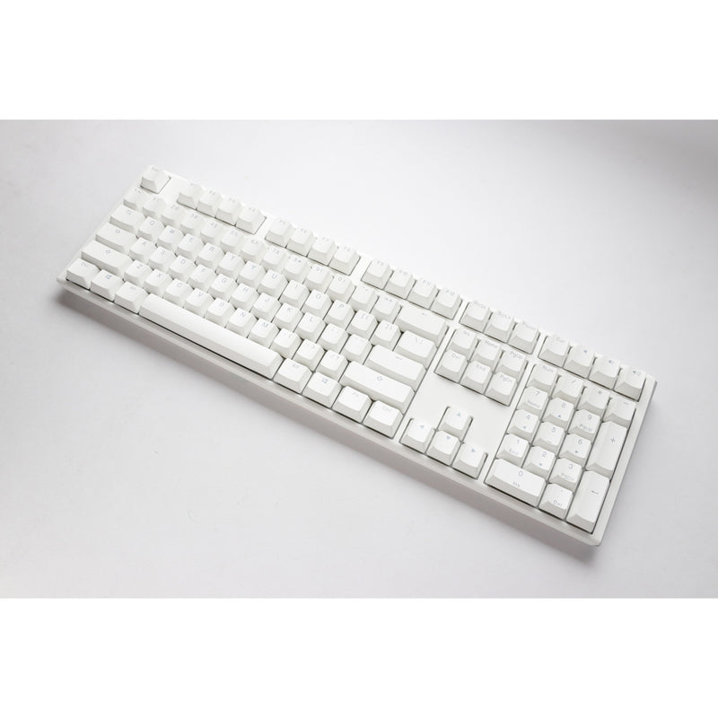 Load image into Gallery viewer, Ducky one 3 classic pure white, toetsenbord (wit, us lay-out, cherry mx blue, rgb led, double-shot pbt, hot-swappable, quack mechanics)