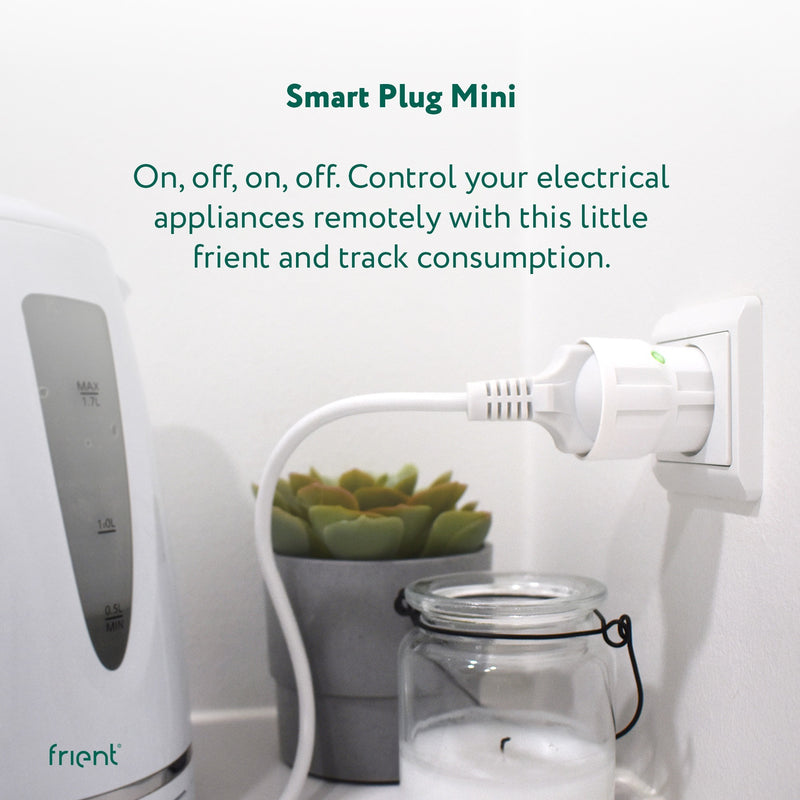 Load image into Gallery viewer, Frient smart plug mini 2 type e (frans) stekker (wit, zigbee 3.0)