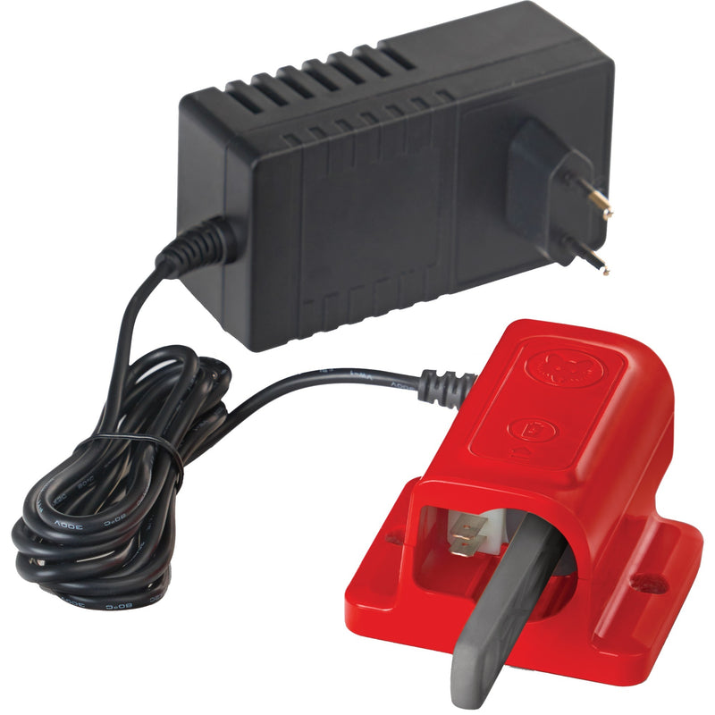 Load image into Gallery viewer, Wolf-garten qc 25 em e-multi-star wandlaadstation oplaadstation (rood)