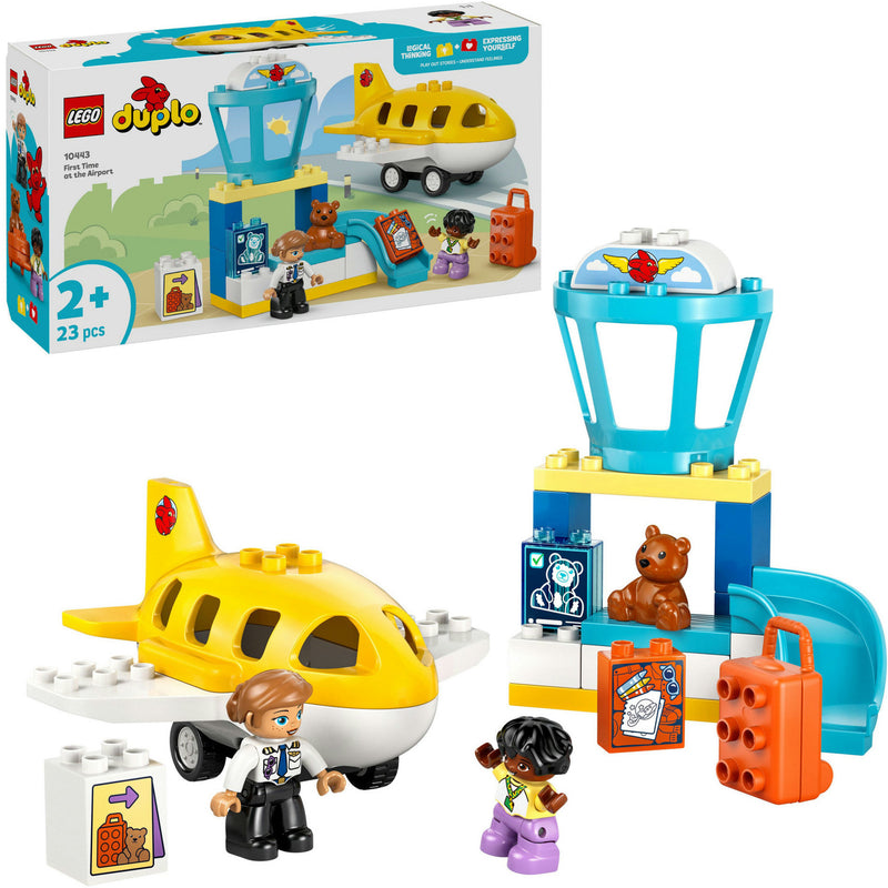 Load image into Gallery viewer, Lego duplo 10443 voor het eerst op het vliegveld