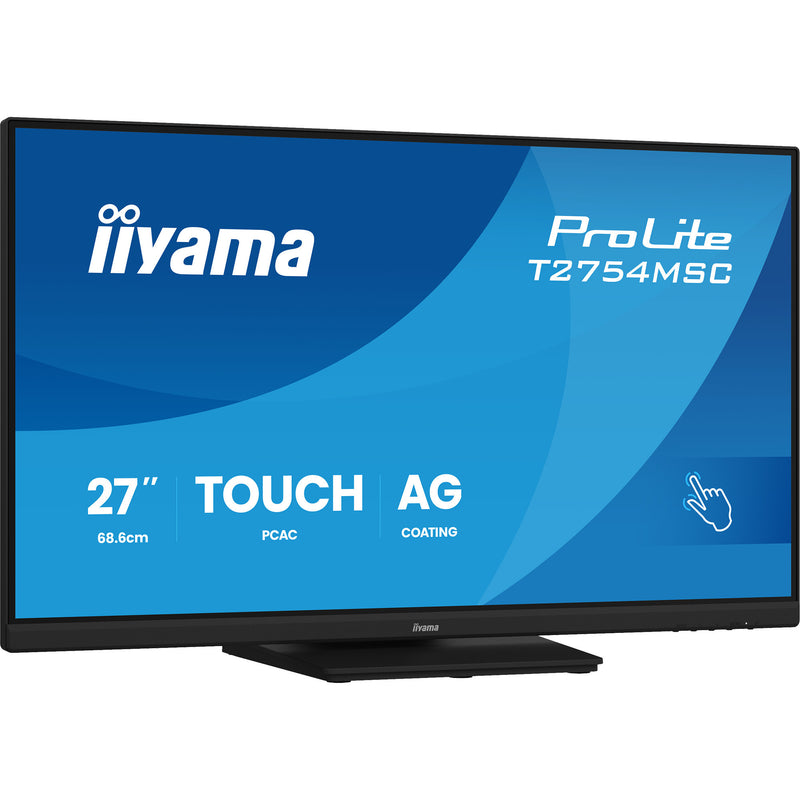Load image into Gallery viewer, Iiyama prolite t2754msc-b2ag 27 touchscreen monitor (zwart (mat), touch, vga, hdmi, audio, usb)