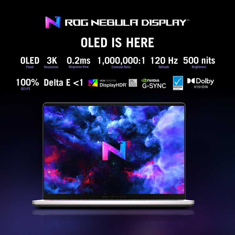 Load image into Gallery viewer, Asus rog zephyrus g14 ga403up-qs001w 14 copilot+ gaming laptop (wit | ryzen 9 270 | rtx 5070 | 32 gb | 1 tb ssd | oled)