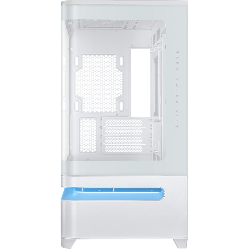 Afbeelding laden in galerijviewer, Asus prime ap202 midi tower behuizing (wit | 2x usb-a | 1x usb-c | rgb | tempered glass)