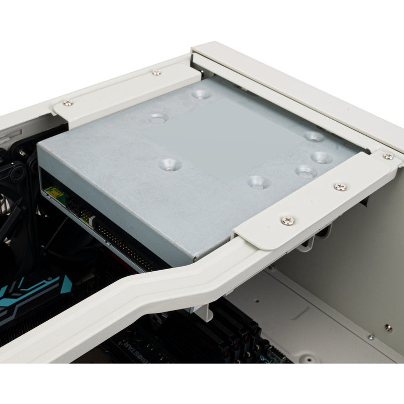 Load image into Gallery viewer, Silverstone flp01 htpc behuizing (crème | 2x usb-a | 1x usb-c)