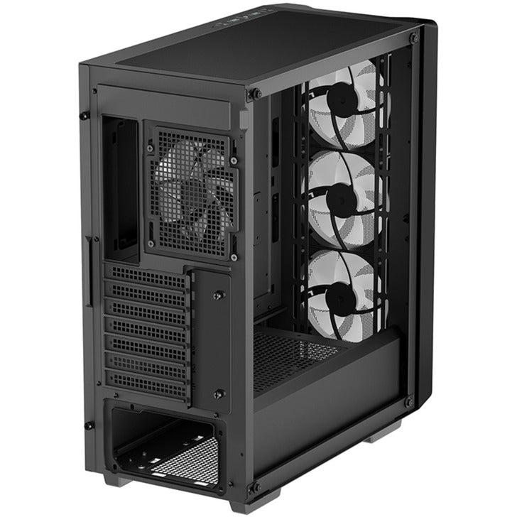 Afbeelding laden in galerijviewer, Deepcool cc560 mesh v2 midi tower behuizing (zwart | 2x usb-a | rgb | window)