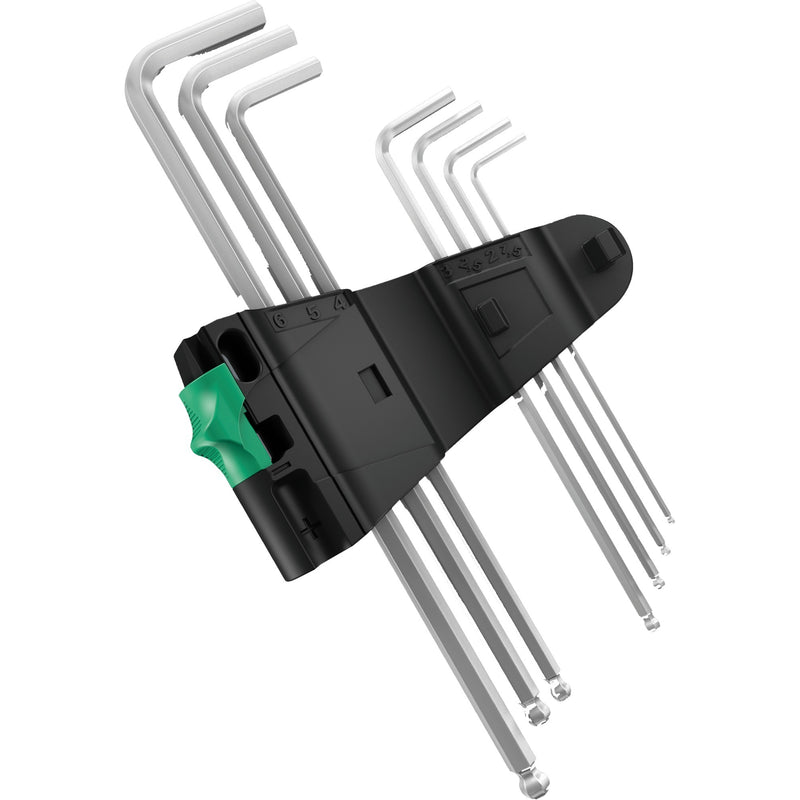 Load image into Gallery viewer, Wera inbussleutelset 950 9 hex-plus 1 (chroom, 9-delig, 1,5mm tot 10mm)