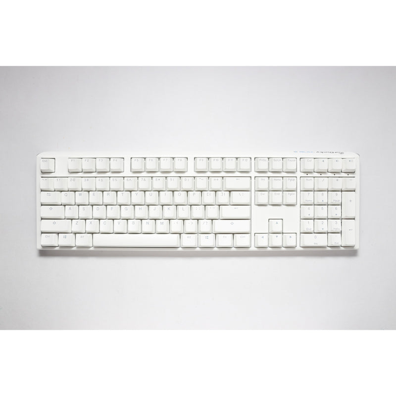 Load image into Gallery viewer, Ducky one 3 classic pure white, toetsenbord (wit, us lay-out, cherry mx blue, rgb led, double-shot pbt, hot-swappable, quack mechanics)
