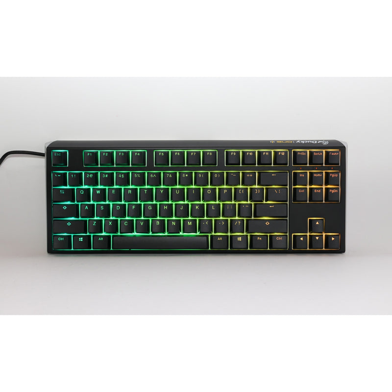 Load image into Gallery viewer, Ducky one 3 classic tkl rgb mechanisch toetsenbord (zwart, us lay-out (qwerty), cherry mx silent red, 80% (tkl), rgb leds, double-shot pbt, hot-swappable, quack mechanics)