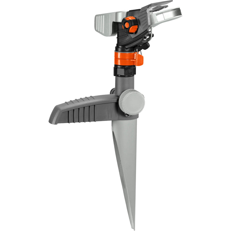 Load image into Gallery viewer, Gardena premium pulserende sector-en cirkelsproeier (grijs oranje, 8136-20)