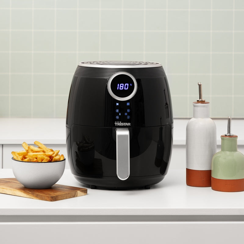 Load image into Gallery viewer, Tristar fr-6956 digitale crispy fryer heteluchtfriteuse (zwart, 4.5 liter)