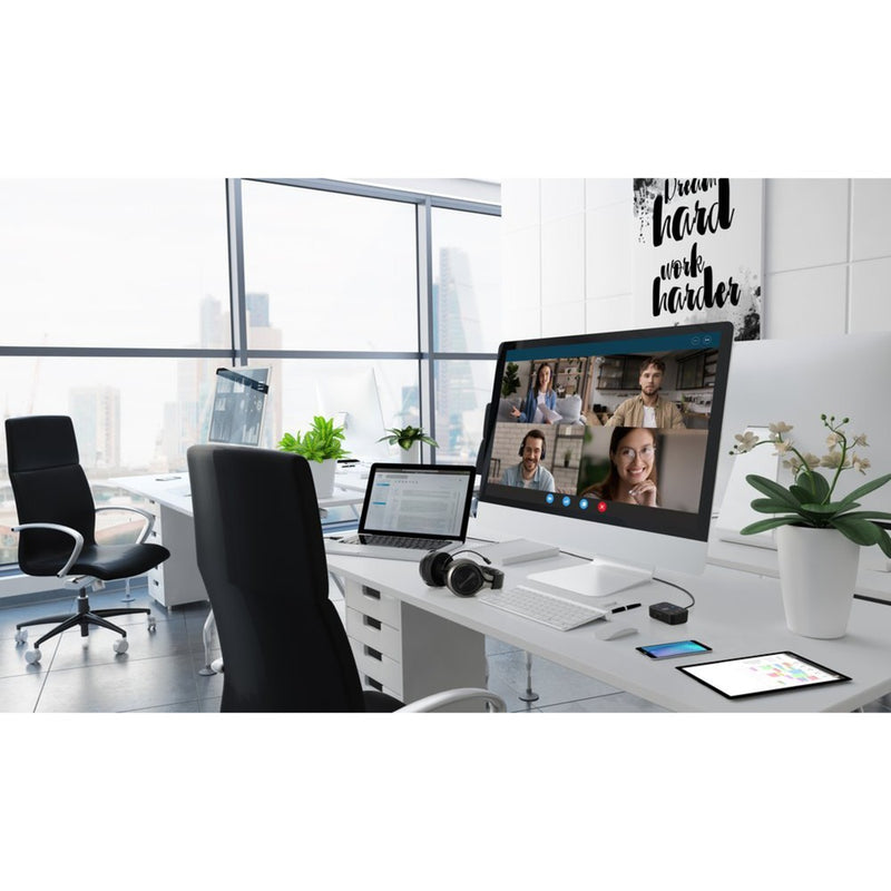 Load image into Gallery viewer, Kensington universal 3-in-1 pro audio headset switch (bluetooth, usb, 3,5mm audio)