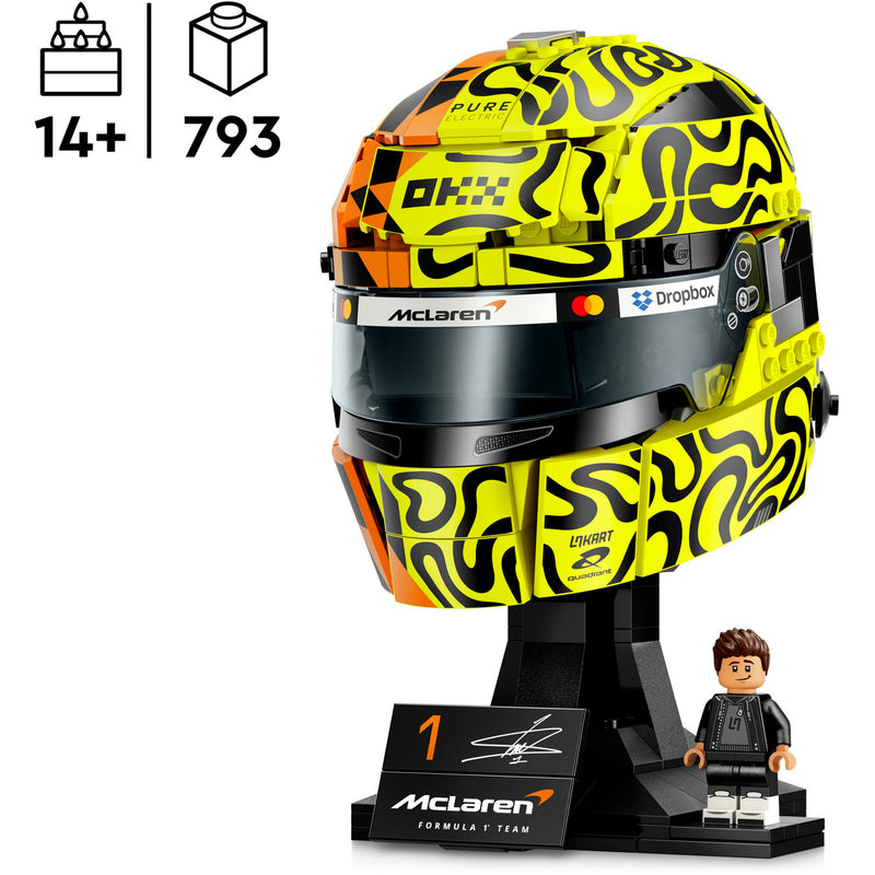 Afbeelding laden in galerijviewer, Lego editions mclaren mastercard f1 team helm van lando norris bouwpakket voor kinderen 43023
