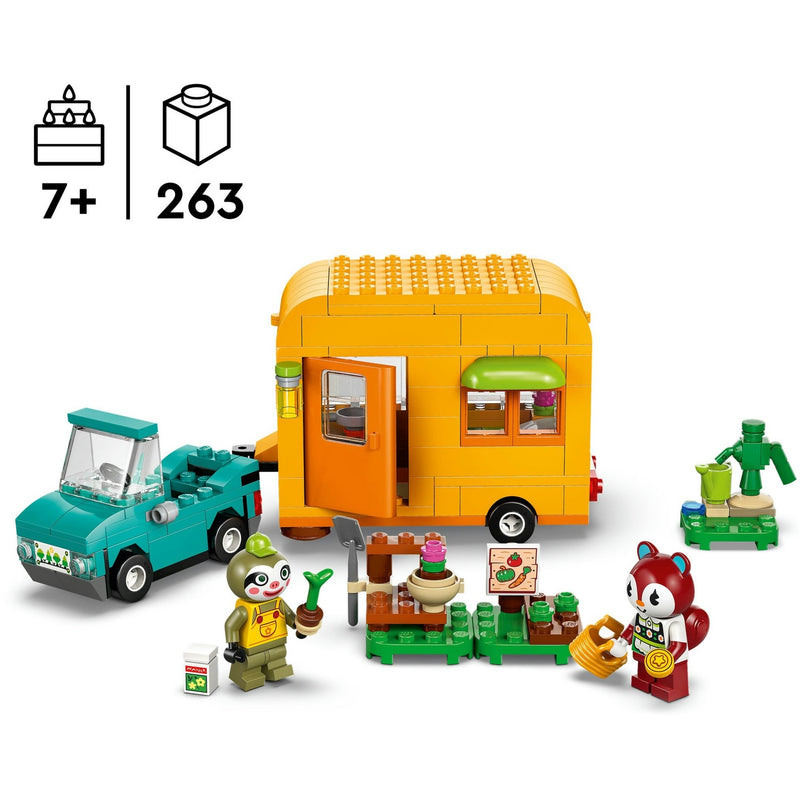 Load image into Gallery viewer, Lego animal crossing 77054 leifs caravan en winkel